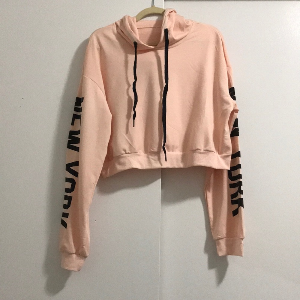 SHEIN NY Crop Sweater
